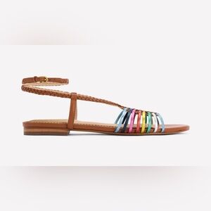 Boden Multi Strap Flap Sandals Leather $235 STUNNING